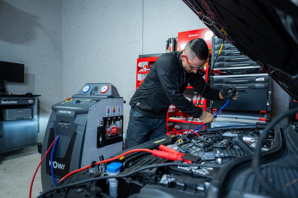 WOW! Würth Online World GmbH, Klimaservice, Klimaservicegerät, COOLIUS, Auto, Werkstatt