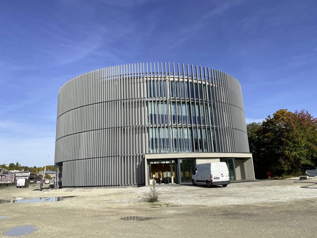 Globe Coburg in der Bauphase - Außenansicht© Ingenieurgruppe Knörnschild & Kollegen, Globe-Theater in Coburg, 2022