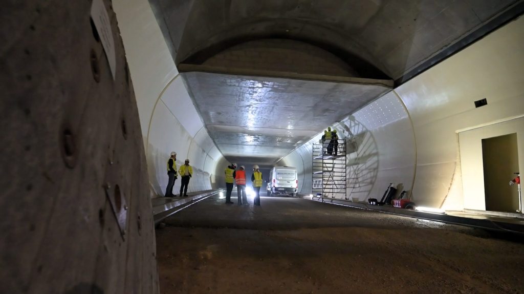 A26 Westumfahrung Linz: Im Bau befinden sich die Auf- und Abfahrten, welche zur Gänze im Tunnel sind.