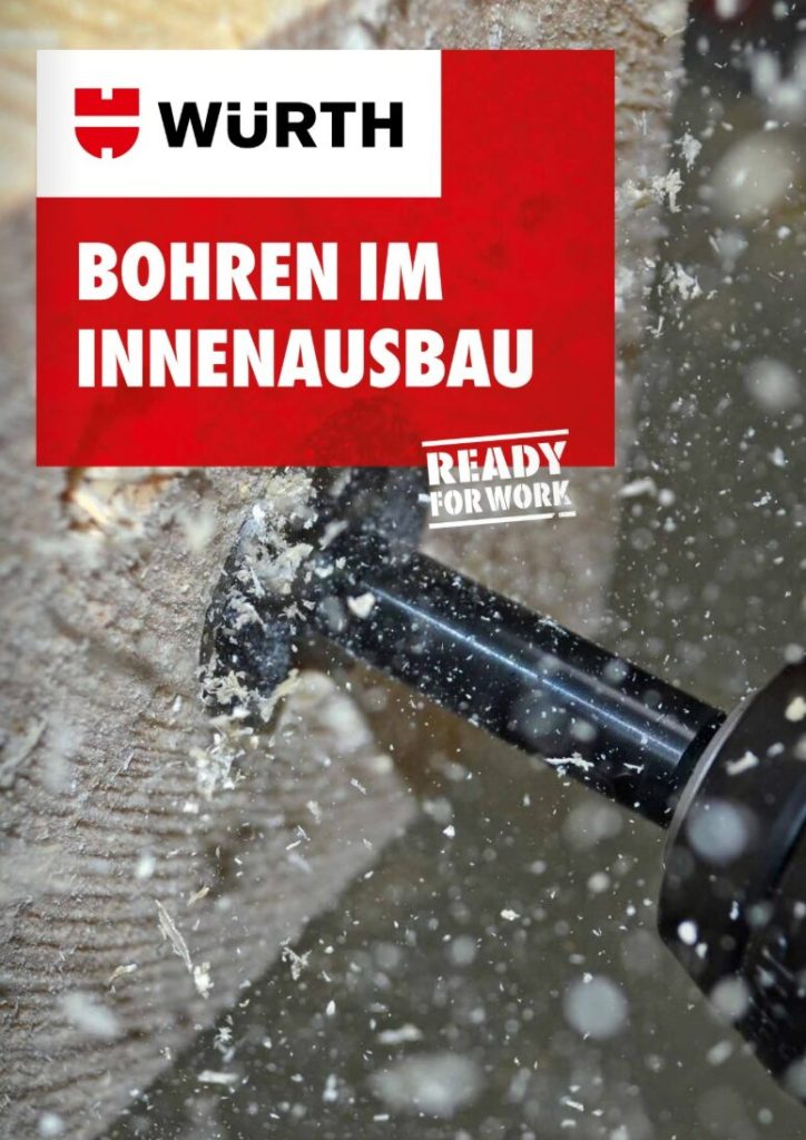 Broschüre Bohren im Innenausbau