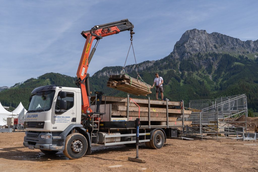 Rampenbau - Montage vor Ort