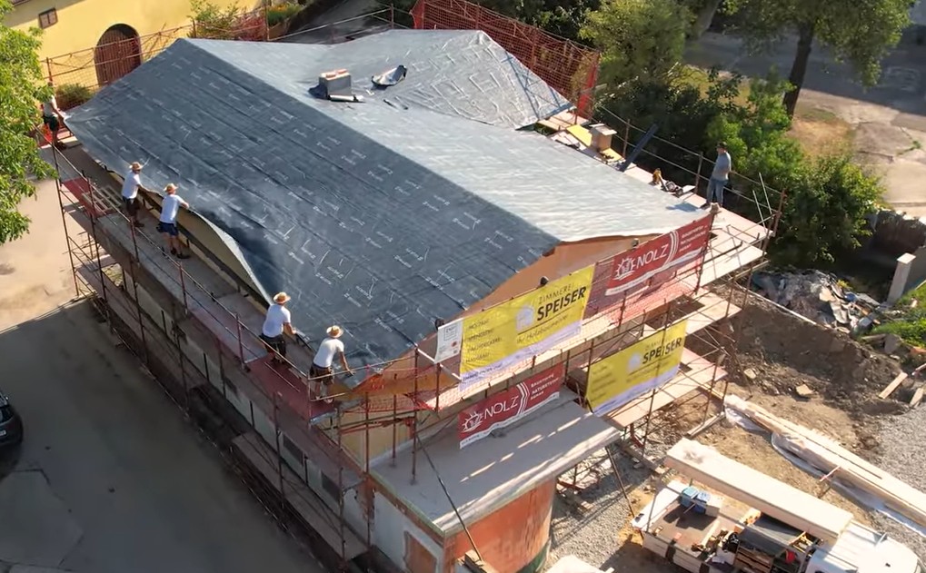 Montage vorkonfektionierte Schalungsbahnen (WÜTOP® THERMO ERS)